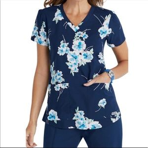Grey’s Anatomy Floral Print Scrub Top